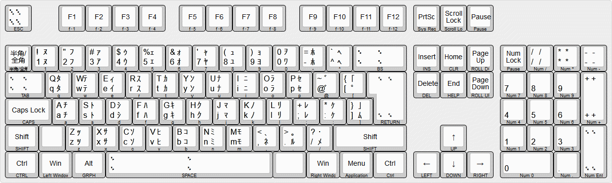PC-98键盘
